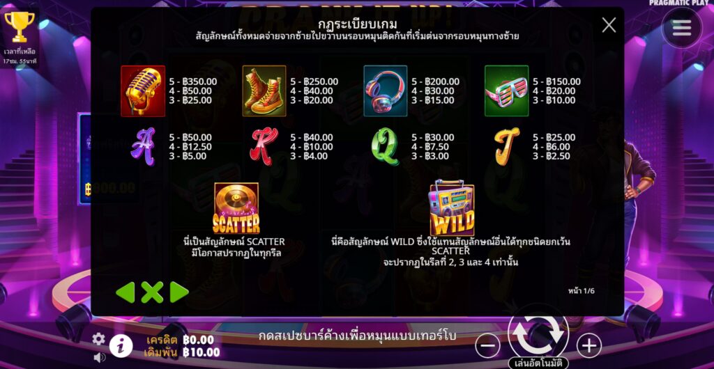 Crank It Up จากเว็บสล็อต Pragmatic Play เว็บแท้ เว็บสล็อต
