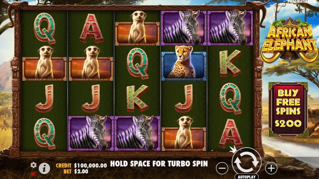 African Elephant จาก เว็บเกมสล็อต Pramatic Play KNG368 เว็บสล็อต