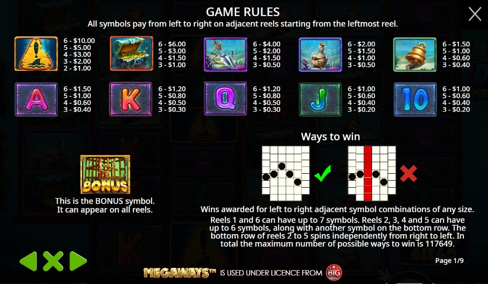 Beware The Deep Megaways จาก เว็บเกมสล็อต Pramatic Play KNG368 สล็อต 1688