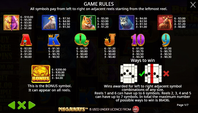 Buffalo King Untamed Megaways จากเว็บสล็อต Pragmatic Play สล็อตแตก