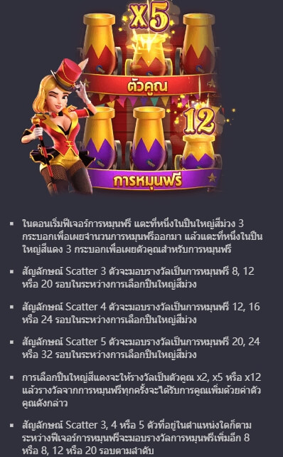 Circus Delight PG สล็อต KNG368 เกมไหนแตกดี