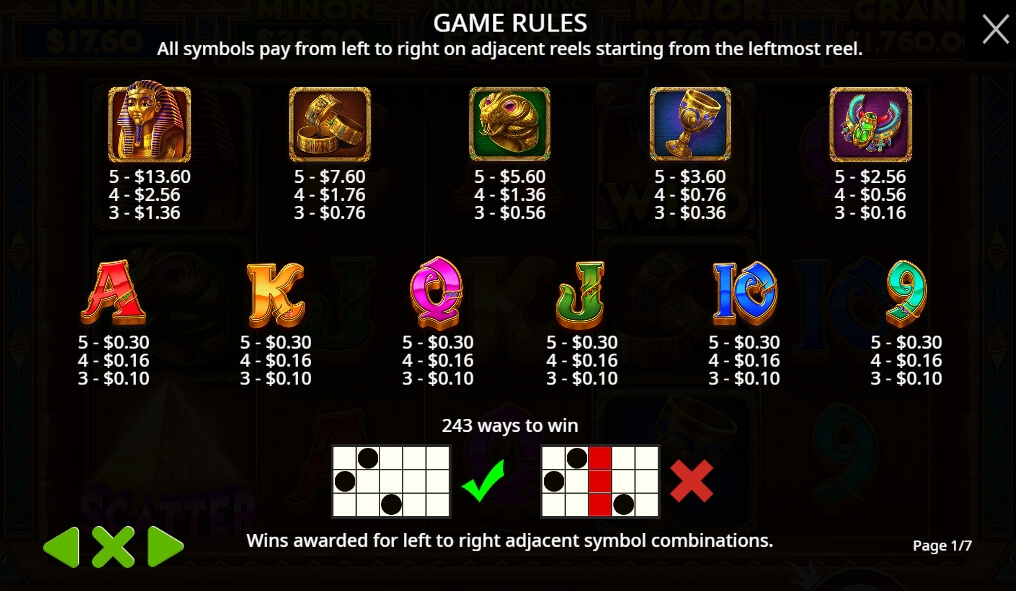 Diamonds Of Egypt จาก เว็บเกมสล็อต Pramatic Play KNG368 เล่น สล็อต ฟรี