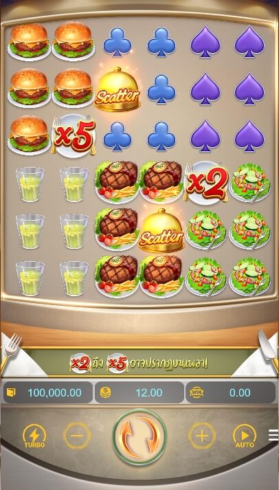 Dinner Delights PG Slot KNG368 เกมไหนแตกดี