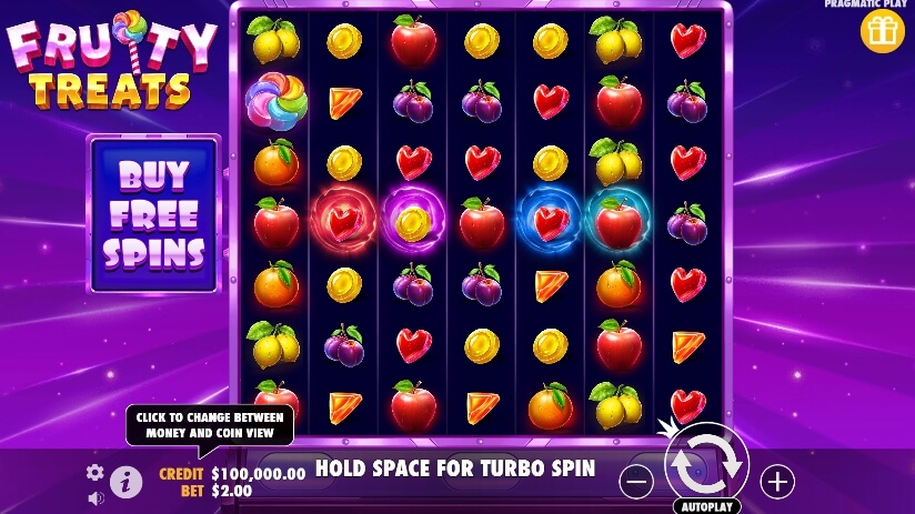 Fruity Treats จาก เว็บเกมสล็อต Pramatic Play KNG368 สล็อต ฟรี