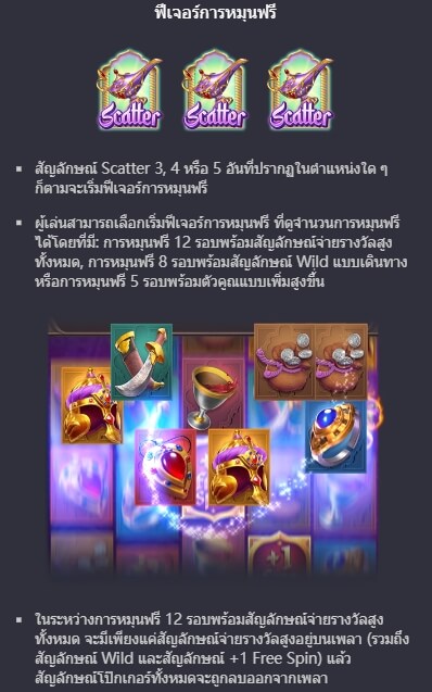 Genie's 3 Wishes PG Slot เครดิตฟรี KNG368 เกมไหนแตกดี
