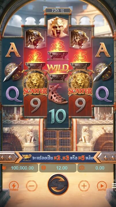 Gladiator's Glory สล็อต PG KNG368 เกมไหนแตกดี