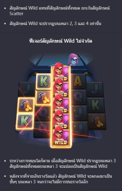 Heist Stakes PG Slot เครดิตฟรี KNG368 เกมไหนแตกดี