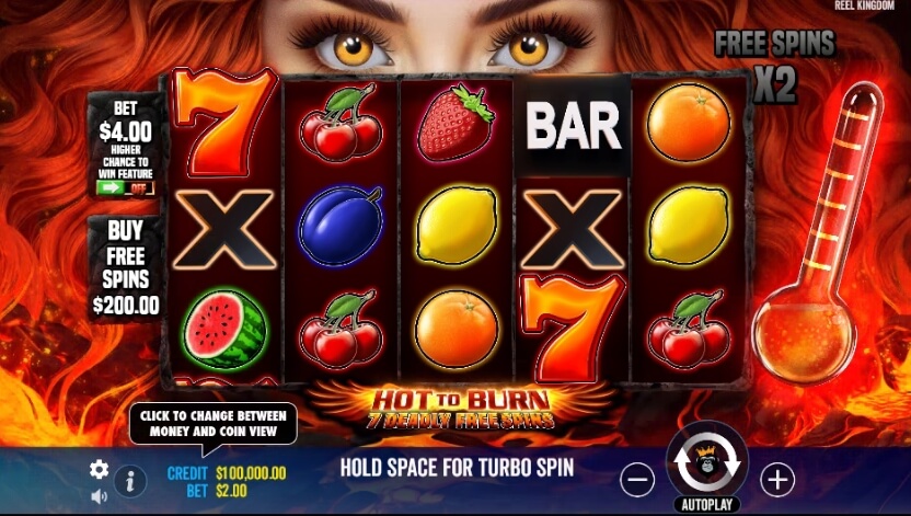 Hot to Burn – 7 Deadly Free Spins pragmatic play ทดลอง KNG368 เข้าสู่ระบบ