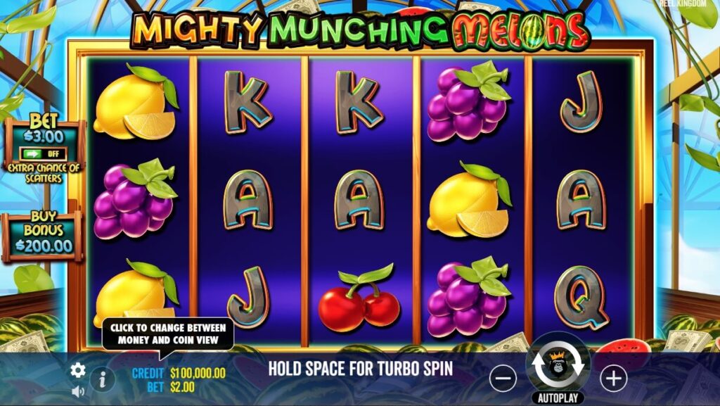 Mighty Munching Melons จาก เว็บเกมสล็อต Pramatic Play KNG368 สล็อต แตกง่าย