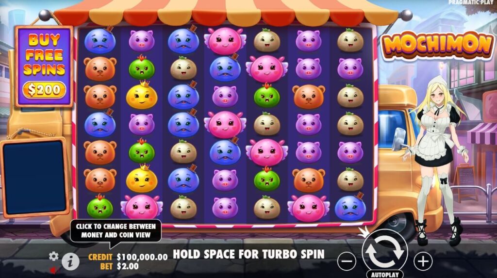 Mochimon จาก เว็บเกมสล็อต Pramatic Play KNG368 สล็อต เครดิตฟรี