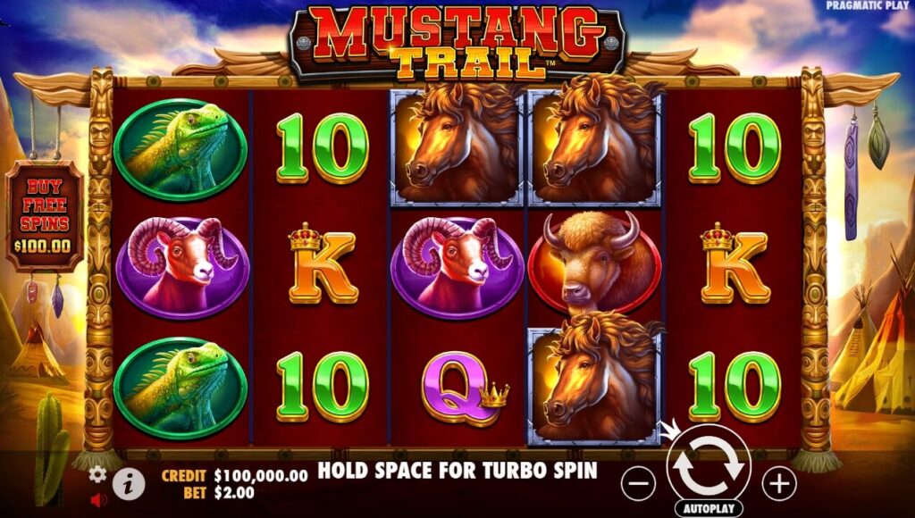 Mustang Trail จาก เว็บเกมสล็อต Pramatic Play KNG368 สล็อต เว็บตรง 100