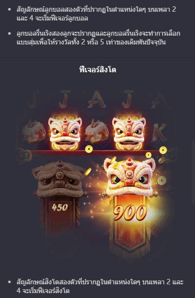 Prosperity Lion PG Slot เครดิตฟรี KNG368 เกมไหนแตกดี