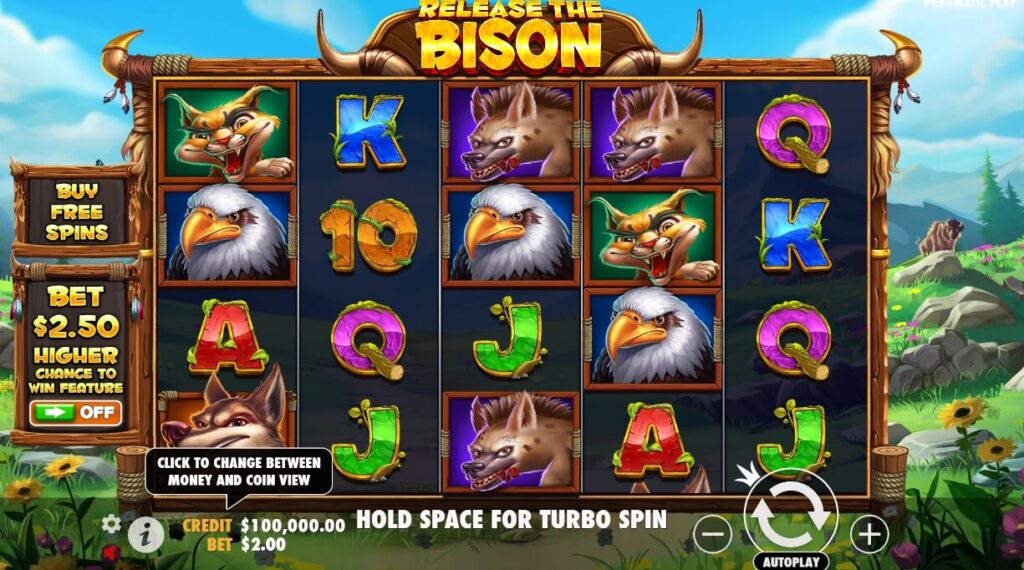 Release The Bison จาก เว็บเกมสล็อต Pramatic Play KNG368 สล็อต 666