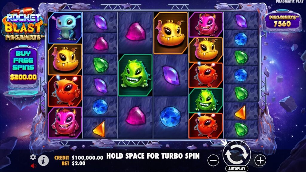 Rocket Blast Megaways จาก เว็บเกมสล็อต Pramatic Play KNG368 เว็บสล็อต ใหม่ล่าสุด