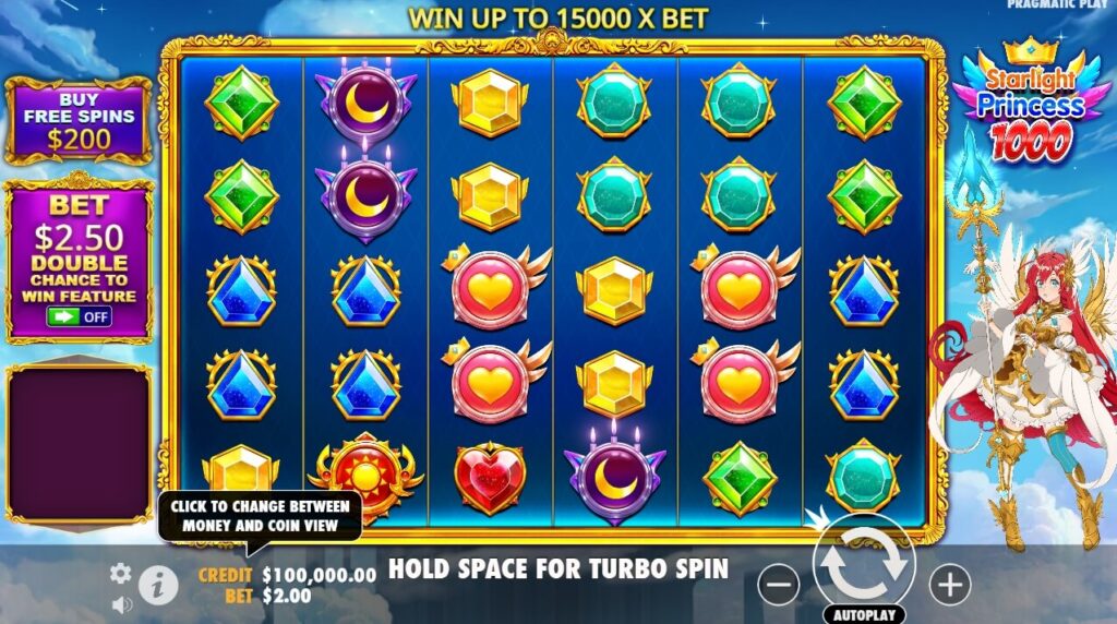 Starlight Princess 1000 จาก เว็บเกมสล็อต Pramatic Play KNG368 สล็อต เครดิตฟรี