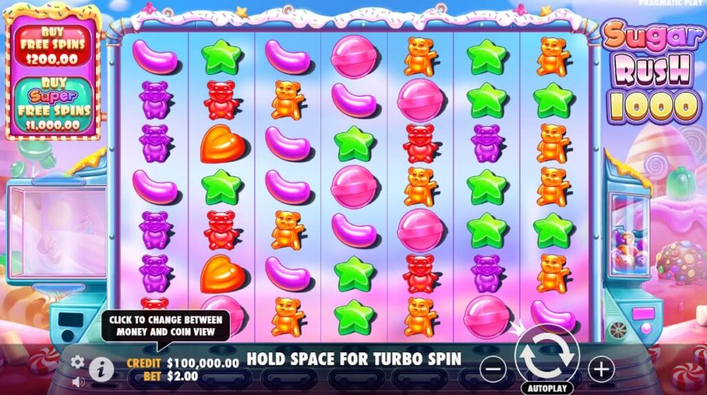 Sugar Rush 1000 จาก เว็บเกมสล็อต Pramatic Play KNG368 สล็อต วอเลท