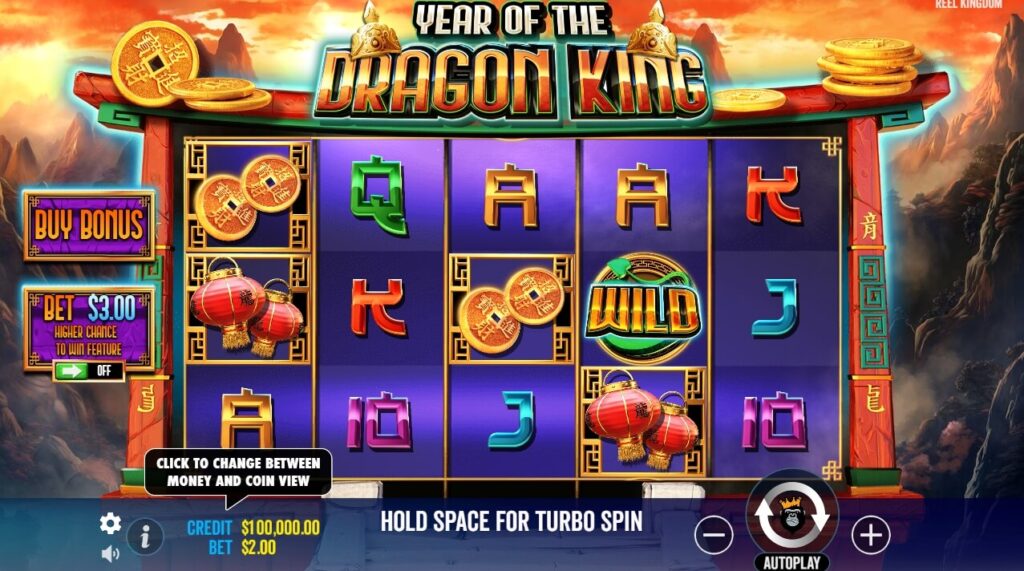 Year of the Dragon King จาก เว็บเกมสล็อต Pramatic Play KNG368 เว็บสล็อต เว็บตรง ค่ายใหญ่