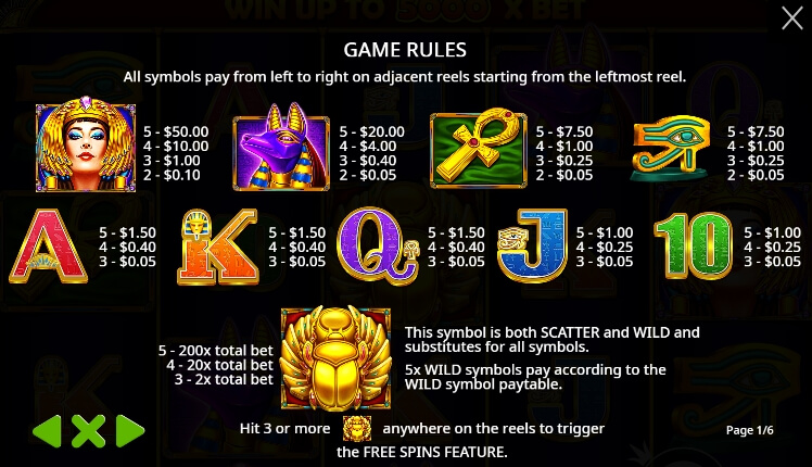 Ancient Egypt Classic จาก เว็บเกมสล็อต Pramatic Play KNG368 สล็อต 6666