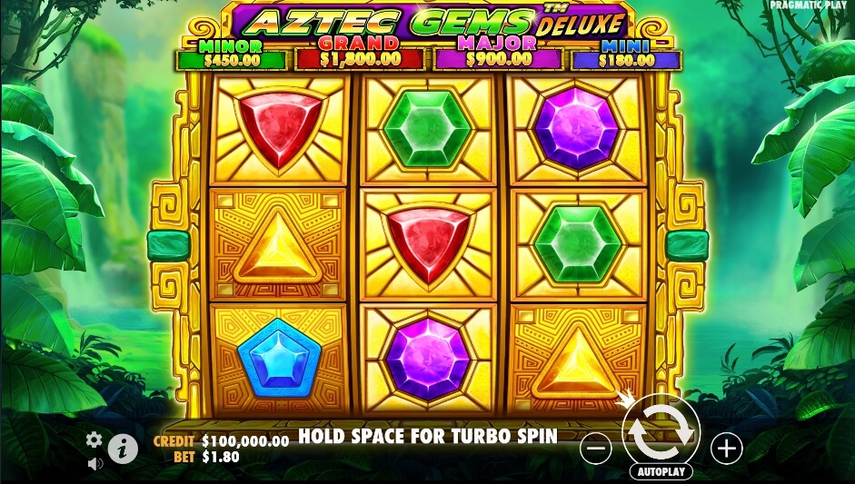 Aztec Gems Deluxe จาก เว็บเกมสล็อต Pramatic Play KNG368 เว็บตรง ไม่ผ่านเอเย่นต์