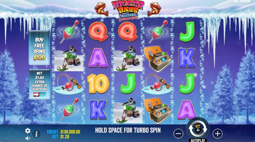 Bigger Bass Blizzard Christmas Catch จาก เว็บเกมสล็อต Pramatic Play KNG368 สล็อต เครดิตฟรี