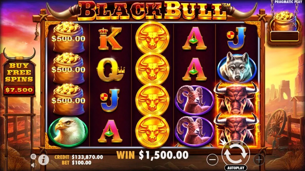 Black Bull จาก เว็บเกมสล็อต Pramatic Play KNG368 สล็อตแตก