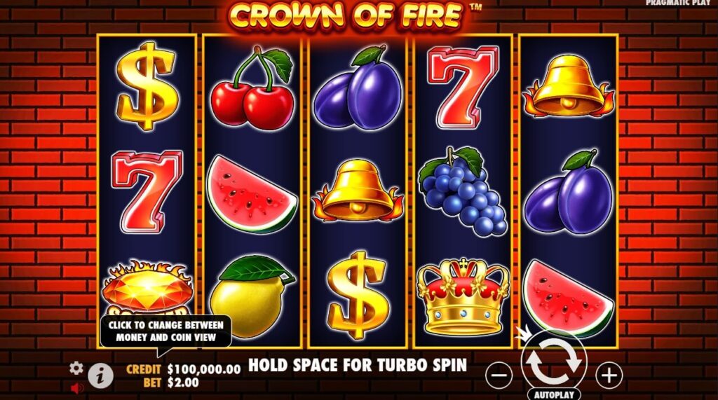 Crown of Fire จาก เว็บเกมสล็อต Pramatic Play KNG368 สล็อต 666