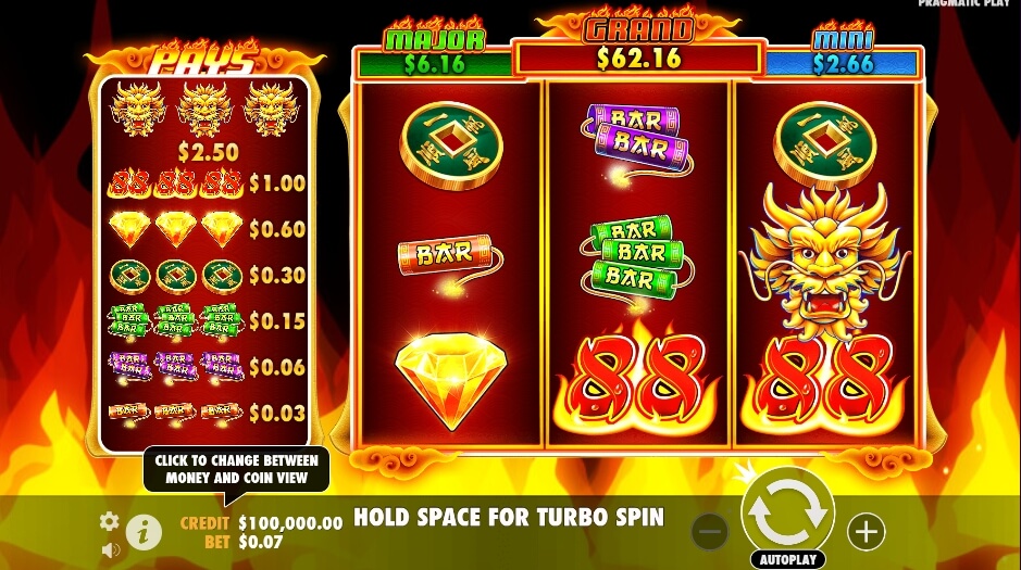 Fire 88 จาก เว็บเกมสล็อต Pramatic Play KNG368 เว็บสล็อต