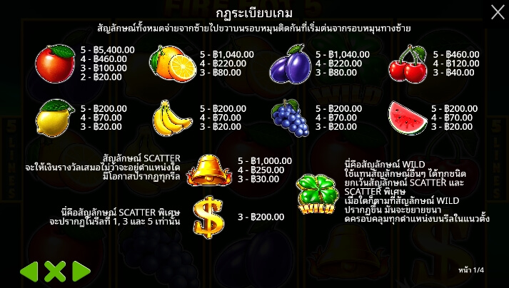 Fire Hot 5 จาก เว็บเกมสล็อต Pramatic Play KNG368 สล็อต เครดิตฟรี