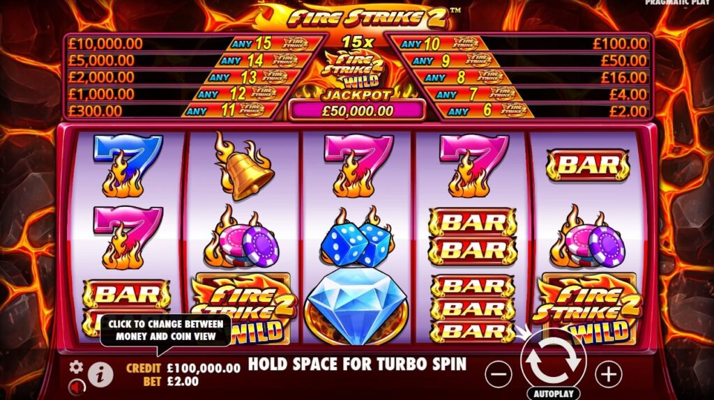 Fire Strike 2 จาก เว็บเกมสล็อต Pramatic Play KNG368 สล็อต เครดิตฟรี
