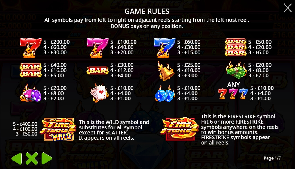 Fire Strike 2 จาก เว็บเกมสล็อต Pramatic Play KNG368 สล็อต เว็บตรง 100