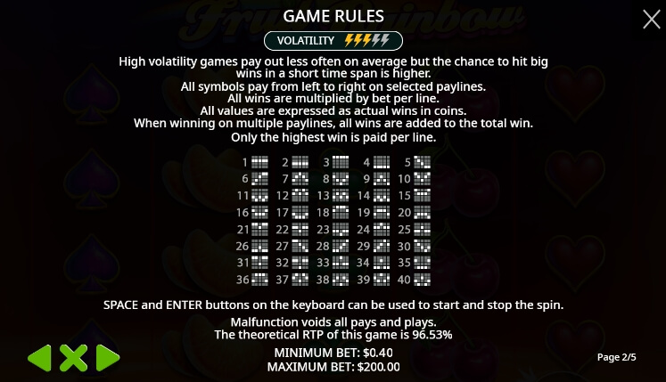 Fruit Rainbow จาก เว็บเกมสล็อต Pramatic Play KNG368 สล็อต เว็บตรง 100