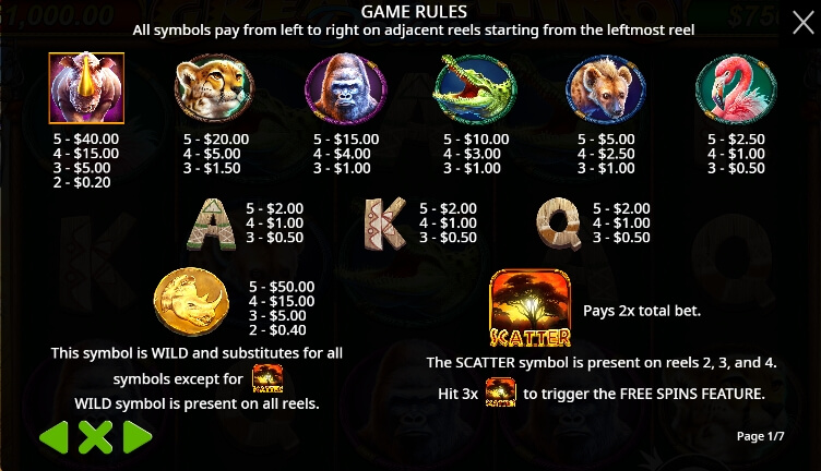 Great Rhino Deluxe จาก เว็บเกมสล็อต Pramatic Play KNG368 สล็อตออนไลน์