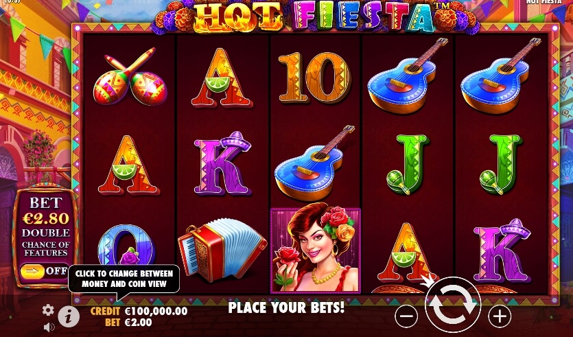 Hot Fiesta จาก เว็บเกมสล็อต Pramatic Play KNG368 สล็อต เครดิตฟรี