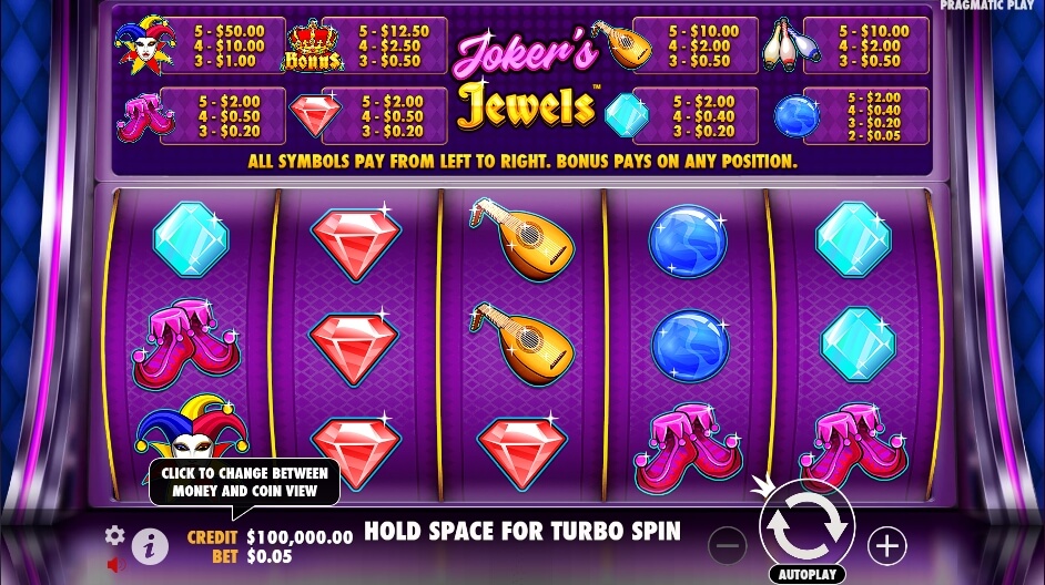 Joker’s Jewels จาก เว็บเกมสล็อต Pramatic Play KNG368 สล็อต เว็บตรง