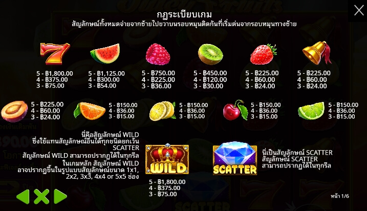 Juicy Fruits จาก เว็บเกมสล็อต Pramatic Play KNG368 สล็อต 168 เว็บตรง