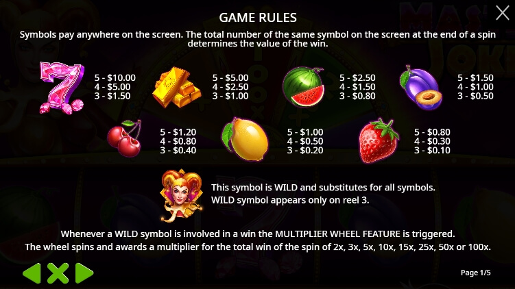 Master Joker จาก เว็บเกมสล็อต Pramatic Play KNG368 สล็อต เว็บตรง 100