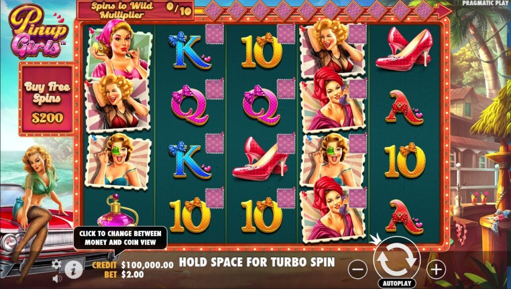 Pinup Girls จาก เว็บเกมสล็อต Pramatic Play KNG368 สล็อต เครดิตฟรี