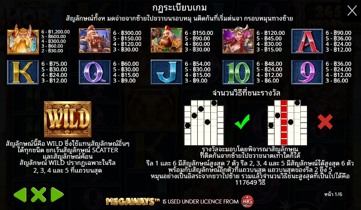 Power of Thor Megaways จาก เว็บเกมสล็อต Pramatic Play KNG368 สล็อต 777