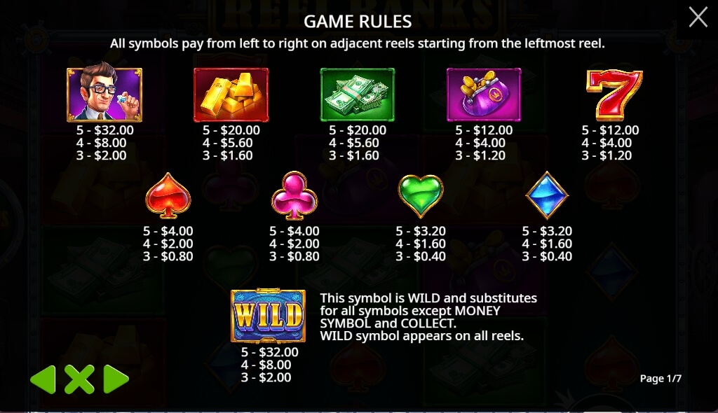 Reel Banks จาก เว็บเกมสล็อต Pramatic Play KNG368 สล็อต เครดิตฟรี