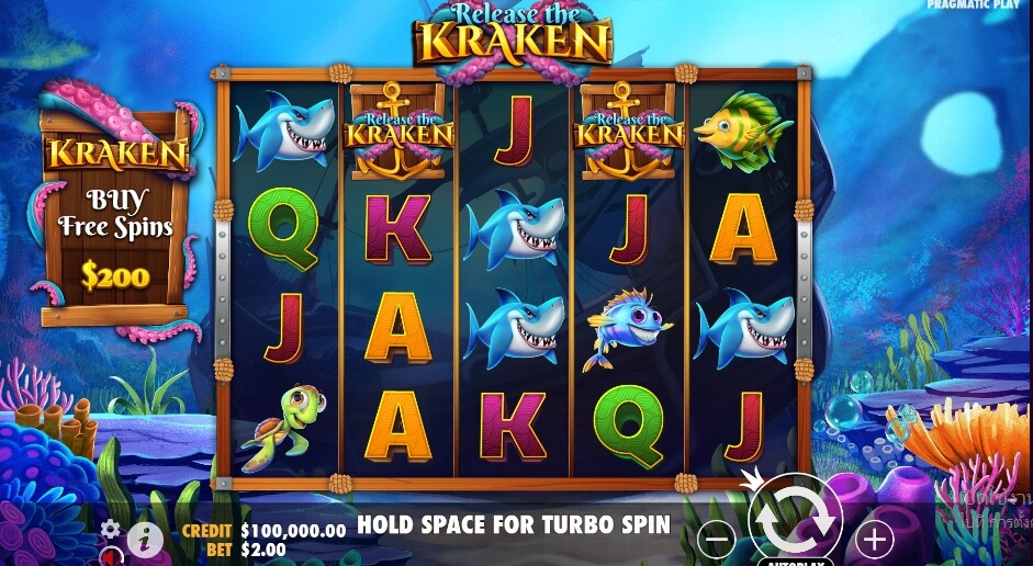 Release the Kraken จาก เว็บเกมสล็อต Pramatic Play KNG368 เว็บสล็อต