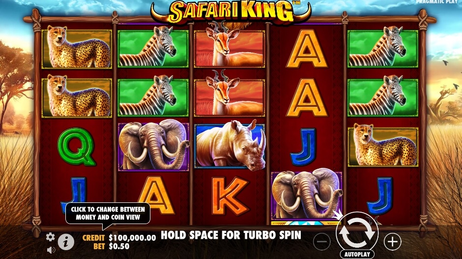 Safari King จาก เว็บเกมสล็อต Pramatic Play KNG368 สล็อต 168