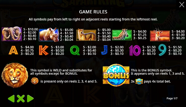 Safari King จาก เว็บเกมสล็อต Pramatic Play KNG368 สล็อต 1688