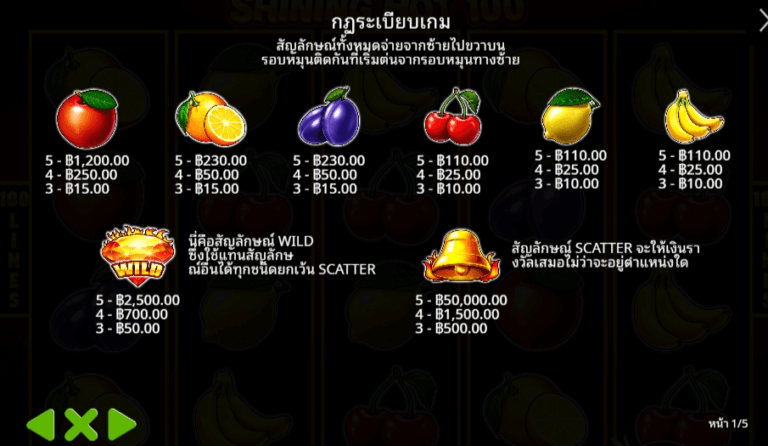 Shining Hot 100 จาก เว็บเกมสล็อต Pramatic Play KNG368 สล็อต เว็บตรง 100