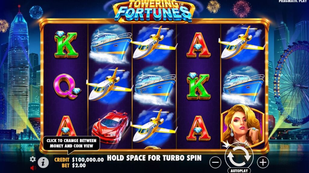 Towering Fortunes จาก เว็บเกมสล็อต Pramatic Play KNG368 สล็อต เว็บตรง
