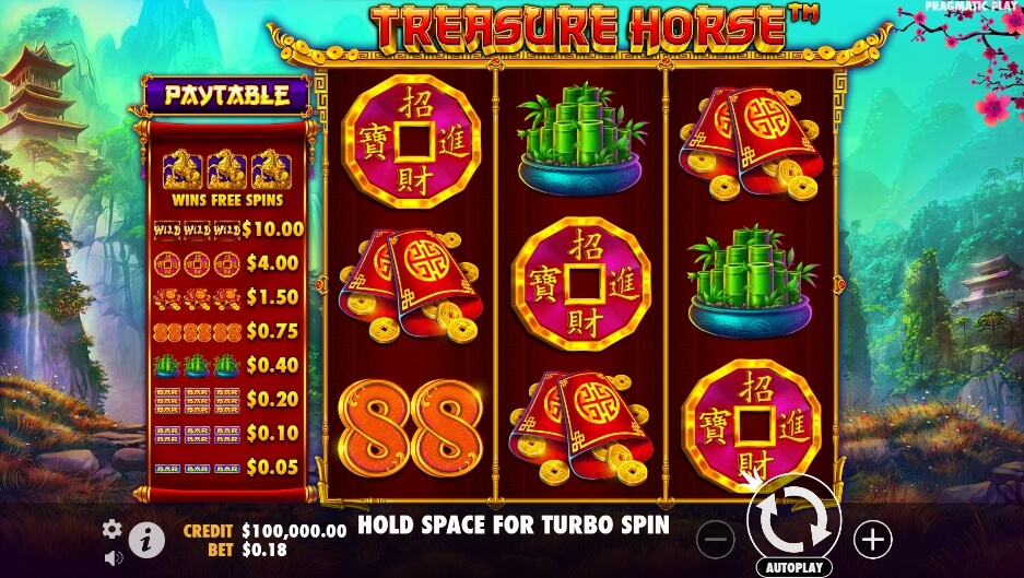 Treasure Horse จาก เว็บเกมสล็อต Pramatic Play KNG368 สล็อต 666