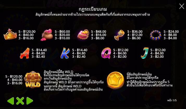 Treasure Wild จาก เว็บเกมสล็อต Pramatic Play KNG368 สล็อต เครดิตฟรี