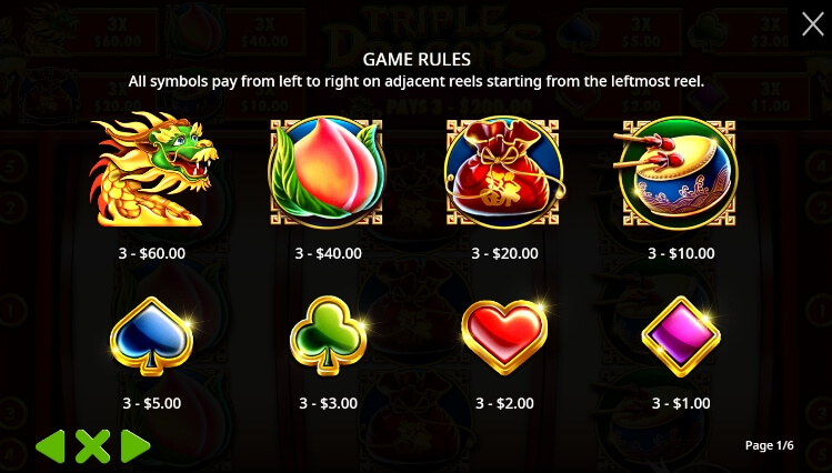 Triple Dragons จาก เว็บเกมสล็อต Pramatic Play KNG368 สล็อต 777