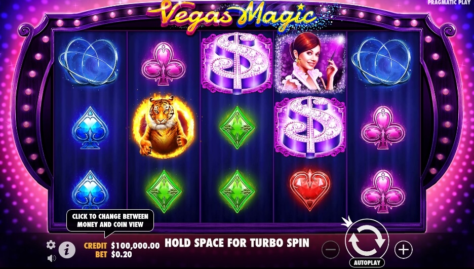 Vegas Magic จาก เว็บเกมสล็อต Pramatic Play KNG368 สล็อต แตกง่าย