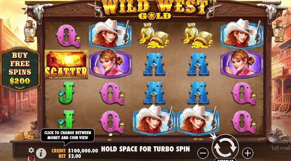 Wild West Gold จาก เว็บเกมสล็อต Pramatic Play KNG368 เว็บสล็อต