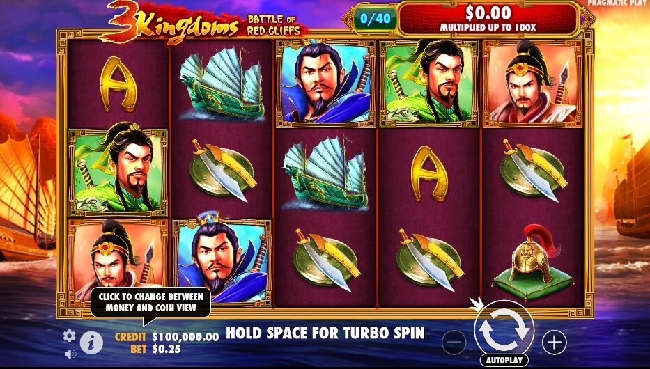 3 Kingdoms – Battle of Red Cliffs จาก เว็บเกมสล็อต Pramatic Play KNG368 สล็อต แตกง่าย
